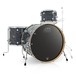 DW Drums Performance Series, 24 3 Piece Shell Pack, Black Diamond