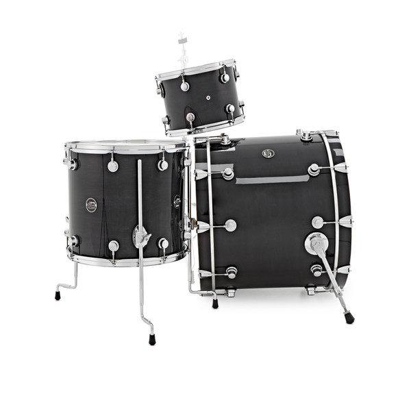 DW Drums Performance Series, 22 3 Piece Shell Pack, Ebony Stain