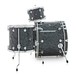 DW Drums Performance Series, 24 3 Piece Shell Pack, Black Diamond