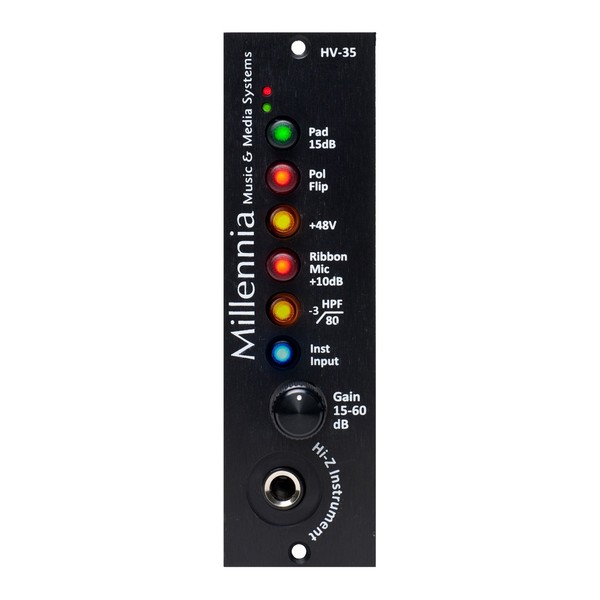 Millennia Media HV-35 500 Series Microphone and Instrument Preamp