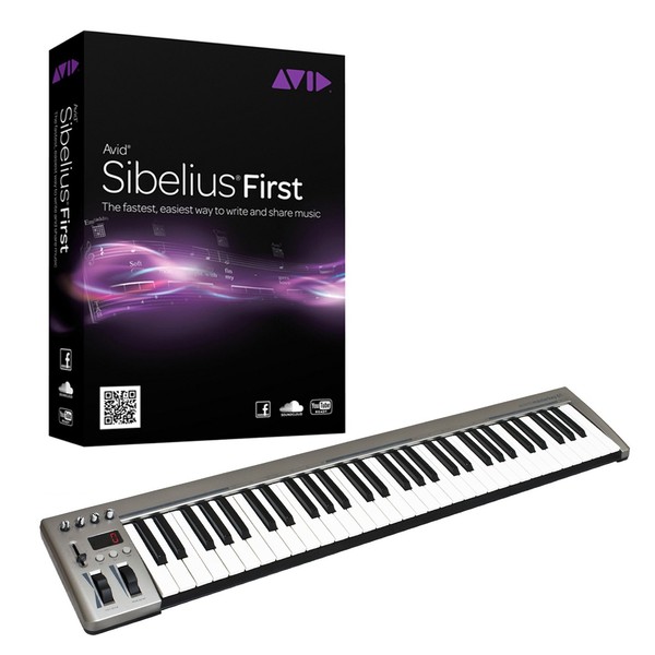 Sibelius First with 61 Key MIDI Keyboard