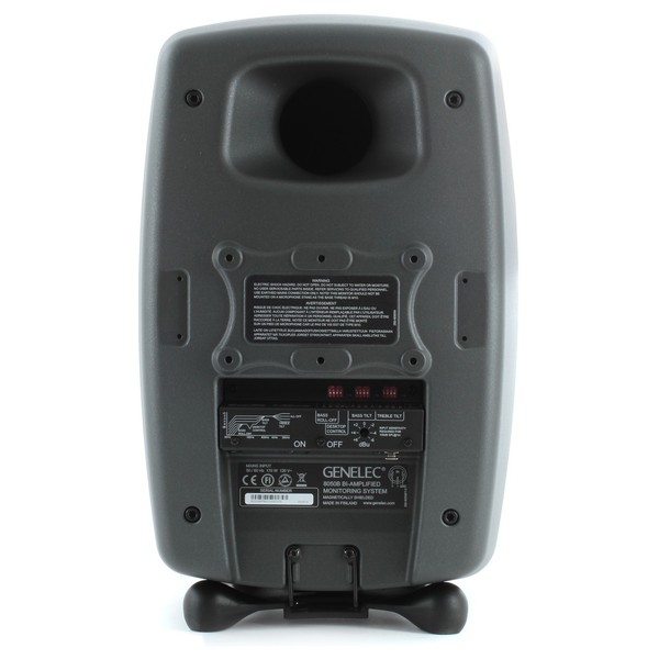 Genelec 8050B Bi-Amped Studio Monitor, Dark Grey (Single) - Rear