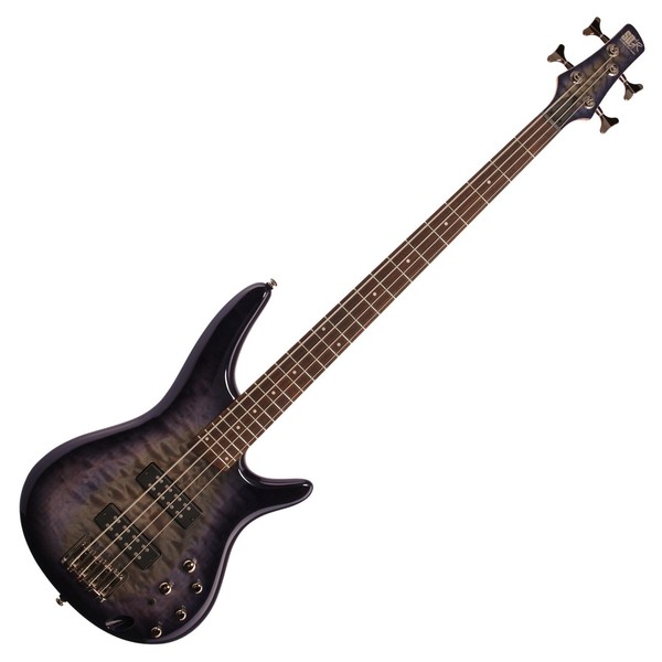 Ibanez SR400EQM Bass Guitar, Fade Blue Burst