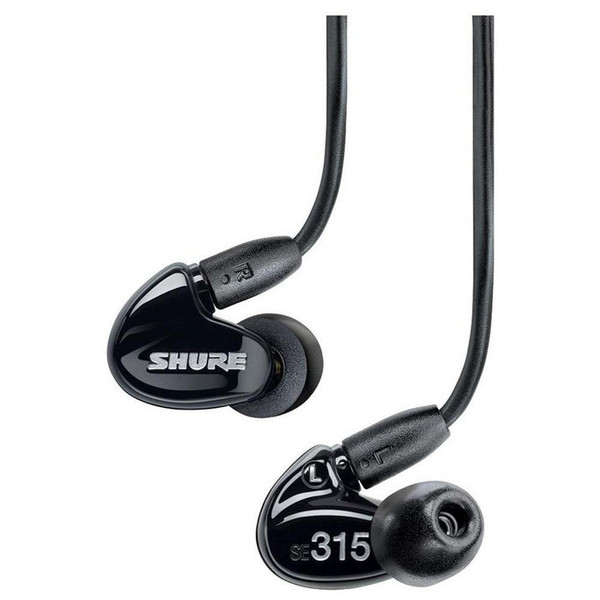 Shure SE315 Sound Isolation Earphones, Black