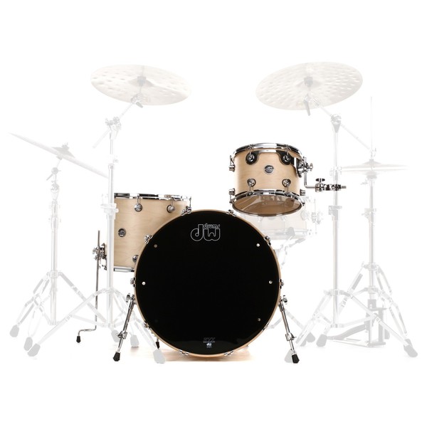 DW Drums Performance Series 20" 3 Piece Shell Pack, Natural