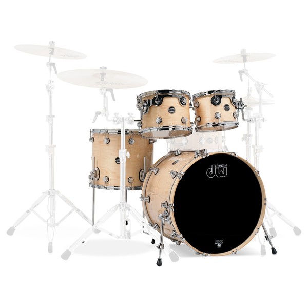DW Drums Performance Series 22" 4 Piece Shell Pack, Natural