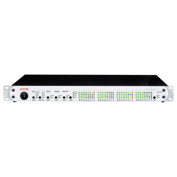Benchmark ADC16 Analogue to Digital Converter, Silver with Rack Ears