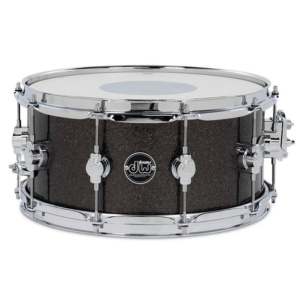 DW Drums Performance Series 14" x 6.5" Snare Drum, Pewter Sparkle
