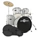 GD-2 Drum Kit + Practice Pack, Silver Sparkle