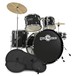 GD-2 Fusion Drum Kit + Practice Pack, Black