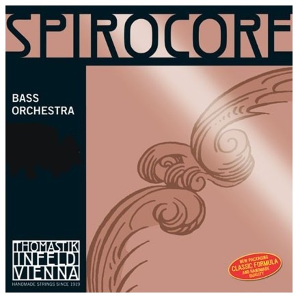 Thomastik Spirocore Solo Double Bass E String, 3/4 Size