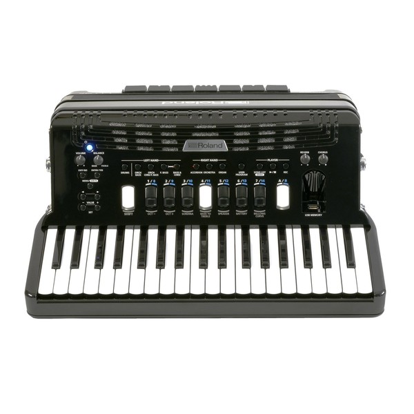 Roland FR-4X V-Accordion with Keyboard, Black at Gear4music