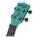 Makala Waterman MK-SWB/BL Soprano Ukulele, Aqua Blue