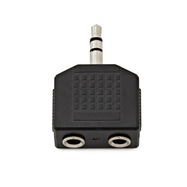 2 x Stereo Minijack (F) to Stereo Minijack (M) Adaptor