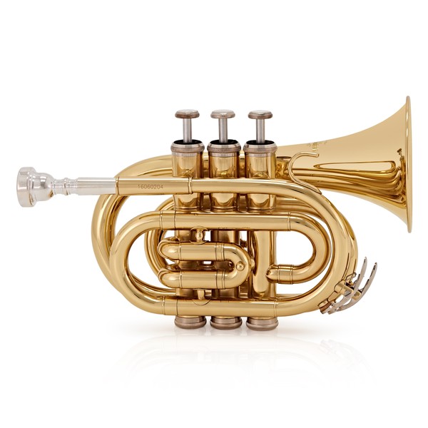 Pocket Trumpet by Gear4music, Gold