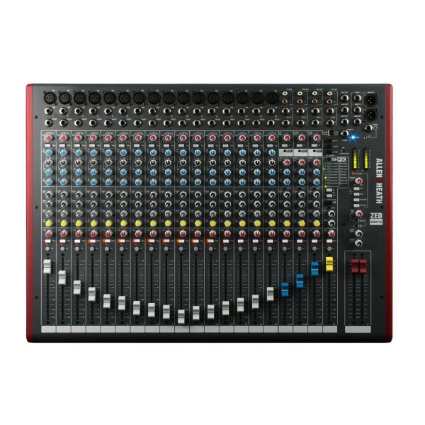 Allen & Heath ZED-22FX USB Stereo Mixer, Top