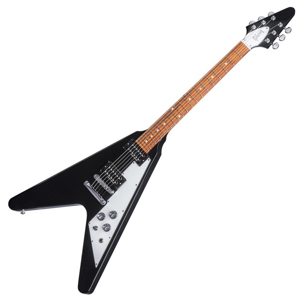 Gibson Flying V T Electric Guitar, Ebony (2017)