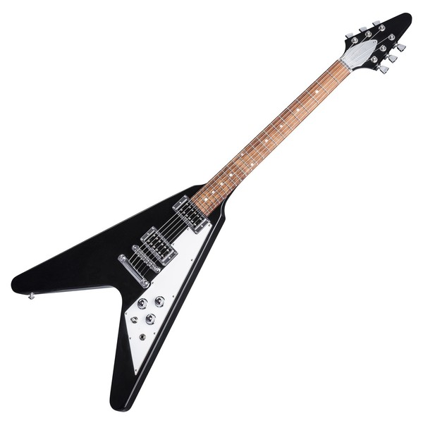 DISC Gibson Flying V HP Electric Guitar, Ebony (2017)