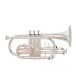 Yamaha YCR2330SIII Student Cornet Beginners Pack, Silver Plated 2