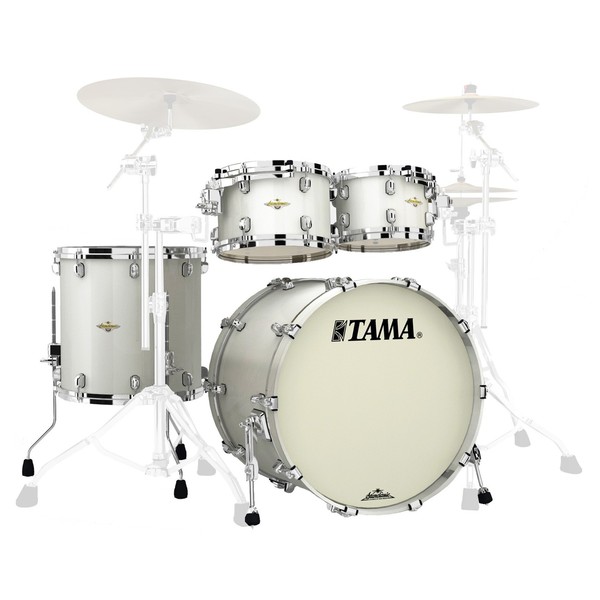 Tama Starclassic Maple 22'' 4 Pc Shell Pack, Satin Pearl White