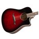 Fender T-Bucket 300CE Electro Acoustic Guitar, Trans Cherry Burst