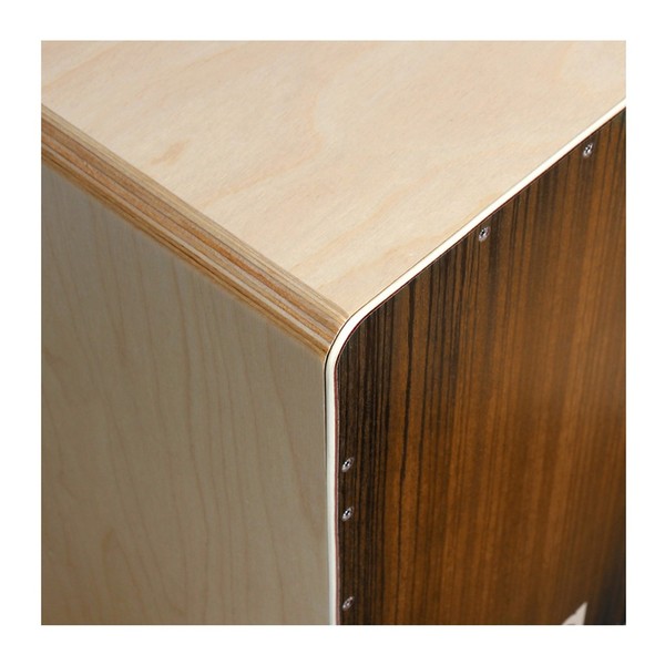 Sela Varios Pre Assembled Cajon Bundle Brown With Bag and Cajon Pad