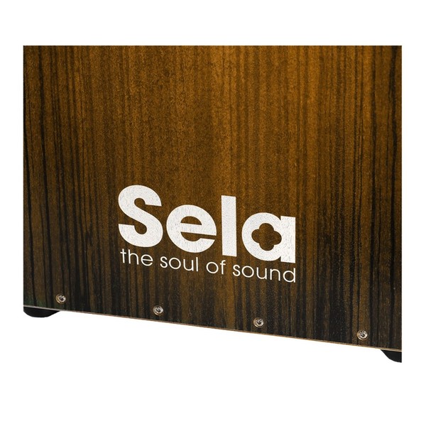 Sela Varios Pre Assembled Cajon Bundle Brown With Bag and Cajon Pad
