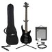 Lexington Bass Guitar + 35W Amp Pack, Black