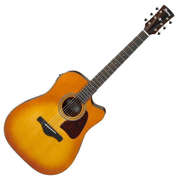 Ibanez AW400CE Electro Acoustic Guitar, Light Violin Sunburst Gloss