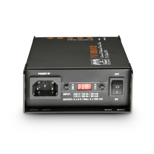 Palmer MI PWT 05 MK 2 Universal 9V Pedalboard Power Supply 5 Outputs