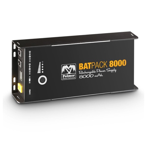 Palmer MI BATPACK 8000 Rechargeable Pedalboard Power Supply, 8000mAh