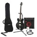 San Francisco Semi Acoustic Bass + RedSub by Gear4music, Black