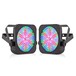 162 x 10mm Flat LED Par Can Twin Pack by Gear4music