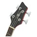 San Francisco Semi Acoustic Bass + RedSub BP80 Amp Pack, Wine Red