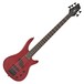 Lexington 5 String Bass Guitar + RedSub BP80 Amp Pack, Trans Red