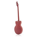 San Francisco Semi Acoustic Bass by Gear4music, Red Wine