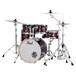 Pearl Decade Maple Crimson Galaxy Flake