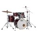 Pearl Decade Maple Crimson Galaxy Flake