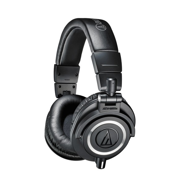 Audio Technica ATH-M50x Professional Monitor Headphones, Black