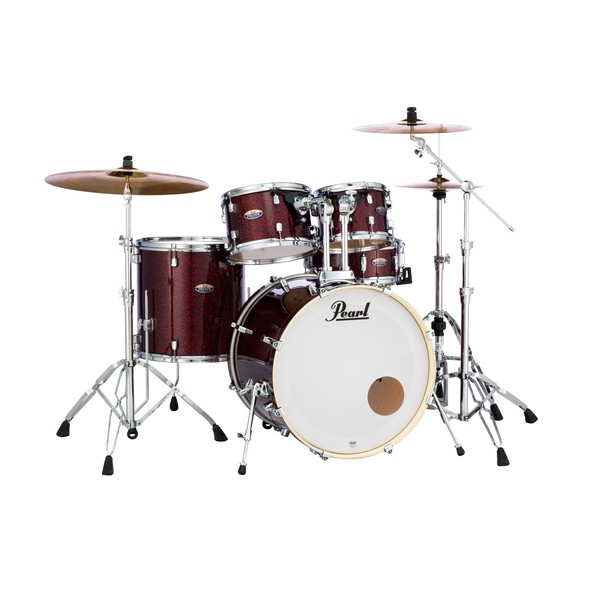 Pearl Decade Maple Crimson Galaxy Fade