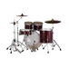 Pearl Decade Maple Crimson Galaxy Fade