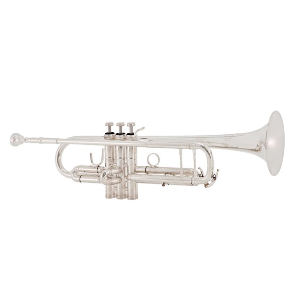 B&S Challenger II Professional Trumpet, 37" Bell, Silver