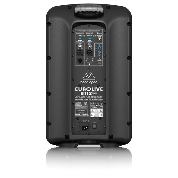 Behringer B112W Wireless Active PA Speaker - Back View