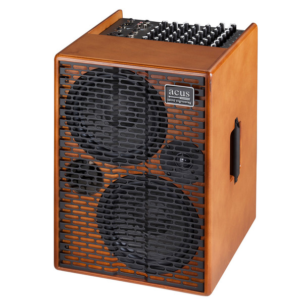 Acus AD Acoustic Amp, Wood - Front View