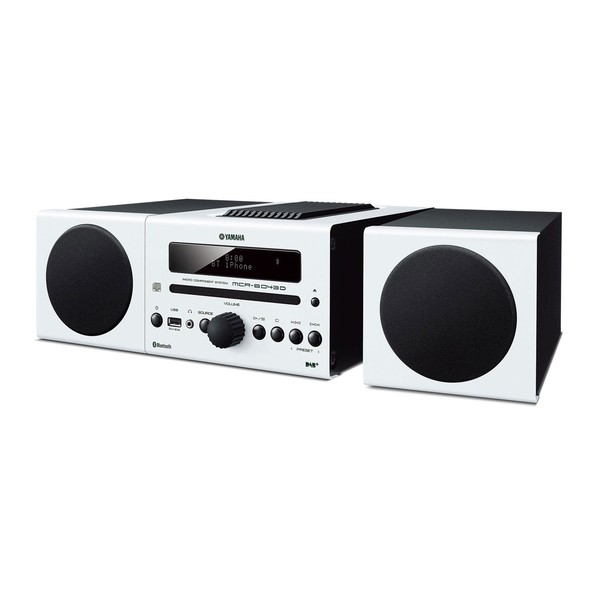 Yamaha MCRB043DWHUK Desktop Micro Hi-Fi System with Bluetooth