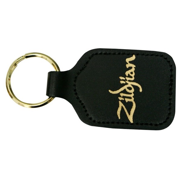 Zildjian Black Leather Key Ring