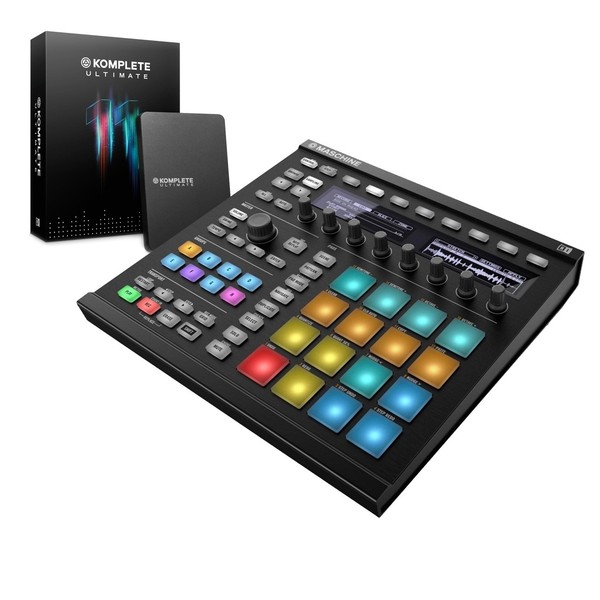 Native Instruments Maschine MK2 with Komplete 11 ULT, Black - Bundle