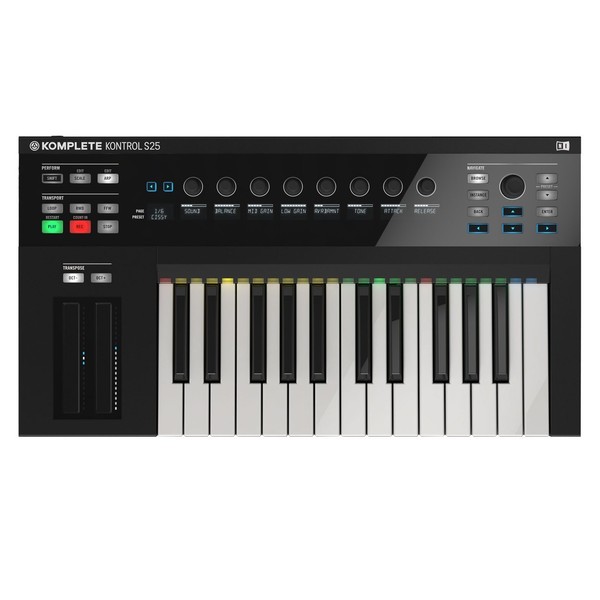 Native Instruments Komplete Kontrol S25 with Komplete 11 - Kontrol Top