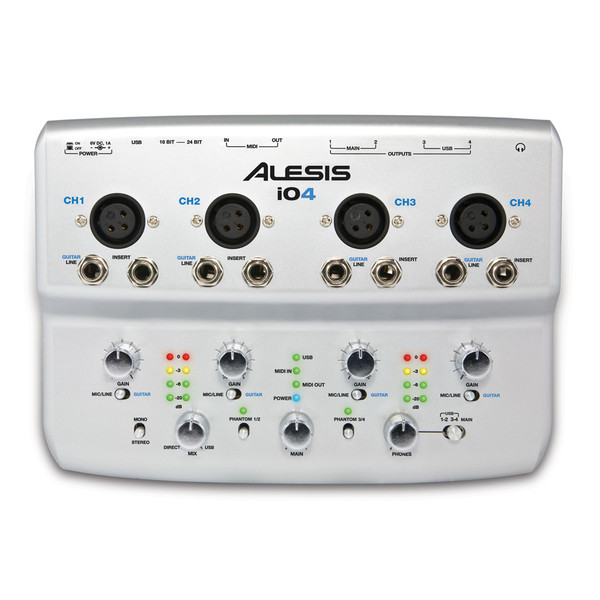 Alesis iO4 Four-Channel USB 24-Bit Recording Interface