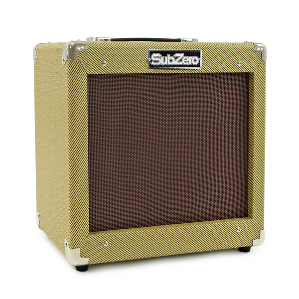 Greg Bennett Royale RL-3 Guitar + SubZero V35RG Amp Pack, Amber